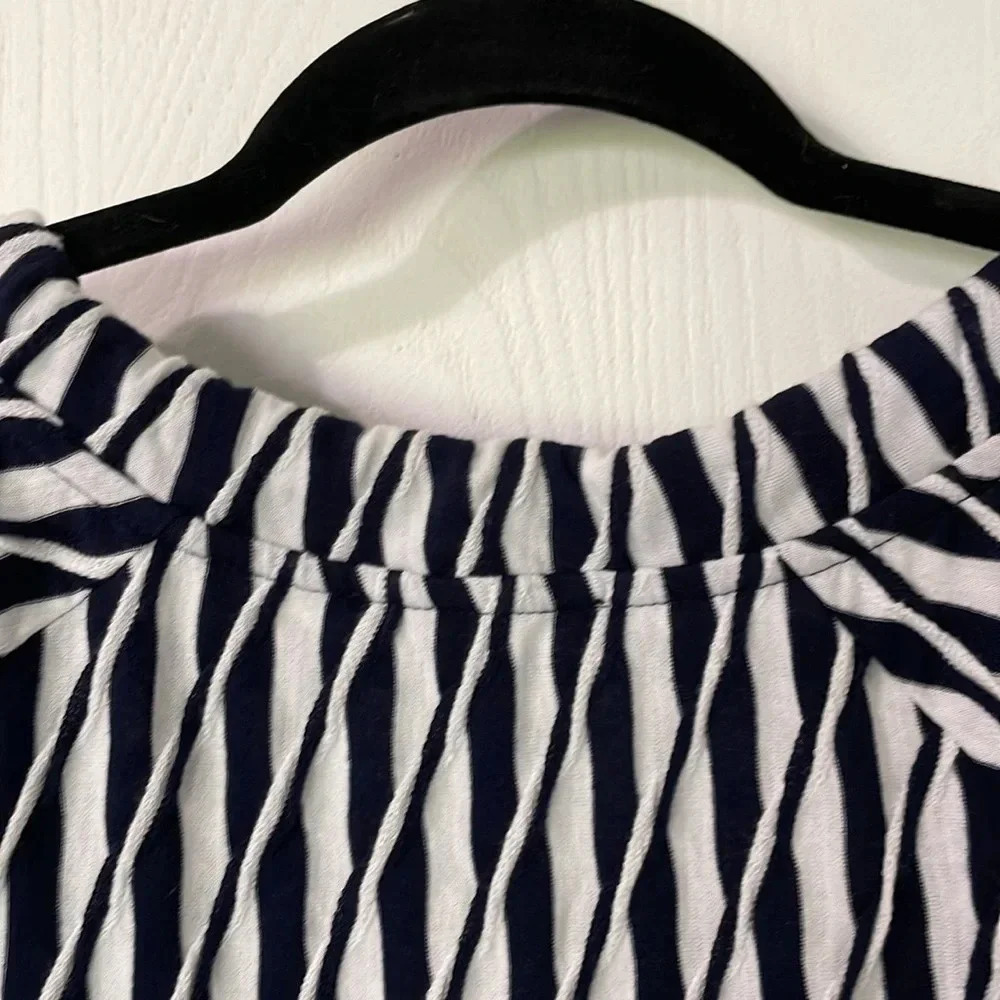 Selection by Ulla Popken NWT midi knit stripped 3/4 sleeve dress size 16/18 - Picture 4 of 7